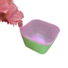 Best-selling simple plastic creative snowflake milkshake ice cream, shaved ice bowl dessert set, fruit ice powder and smoothie bowl Item Picture